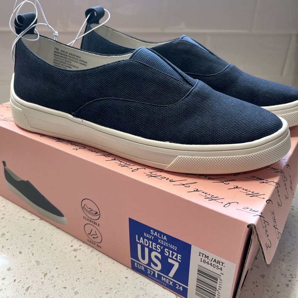 Kensie Blue Slip-On Sneaker